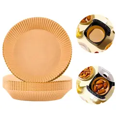 GENERICO - Papel Air Fryer Descartables Para Freidora De Aire 100pcs