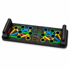 MOVI - Tabla Flexiones Multiuso 11 Posiciones – ABS Plegable – Pecho, Hombros y Brazos