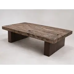 GENERICO - Mesa de Centro Roble Apellinado Centenario Diseño Premium Artesanal