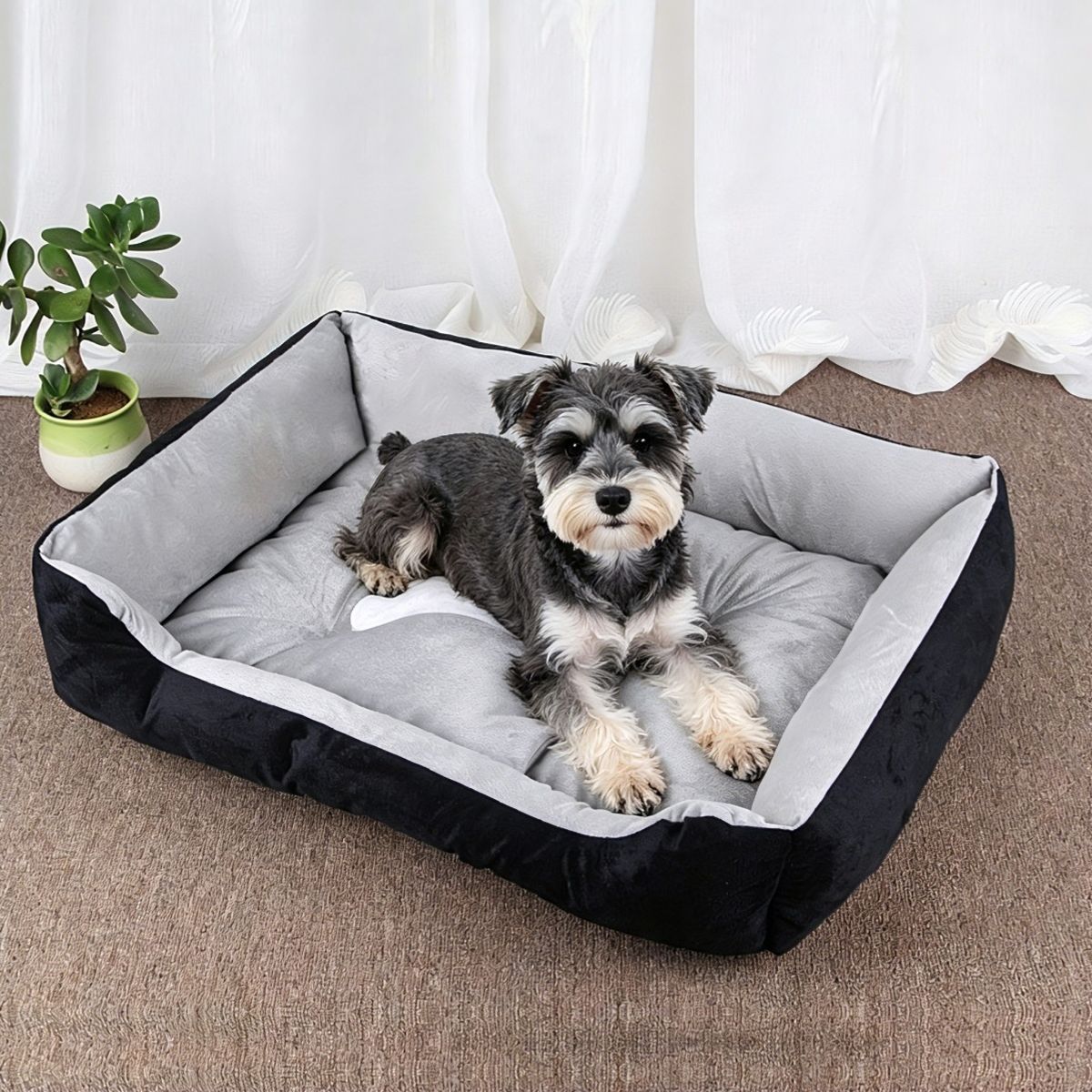 KUANGYE - Tapete Cama Para Mascotas Gatos Perros Suave Comoda 50x40cm