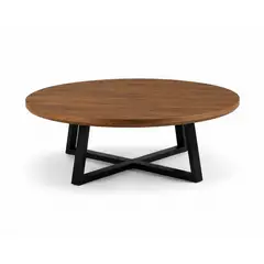GENERICO - Mesa de Centro Redonda Rauli Diseño Minimalista