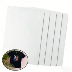 MOONCORE - Vinilo Textil Sublifabric Imprimible 20 Unids A4 Blanco