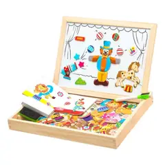 GENERICO - Circo Rompecabezas Magnético Montessori De Madera Niño