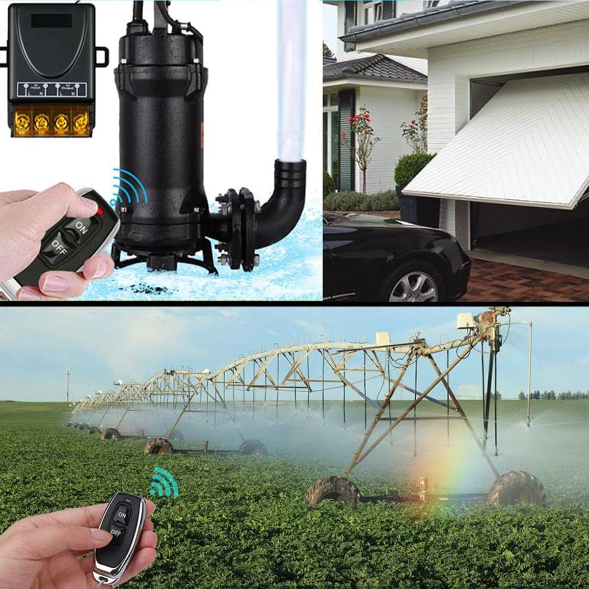 Modulo Relé Inalámbrico 220v 30a Rf 433mhz Con 2 Controles, marca MOONCORE - Foto 2