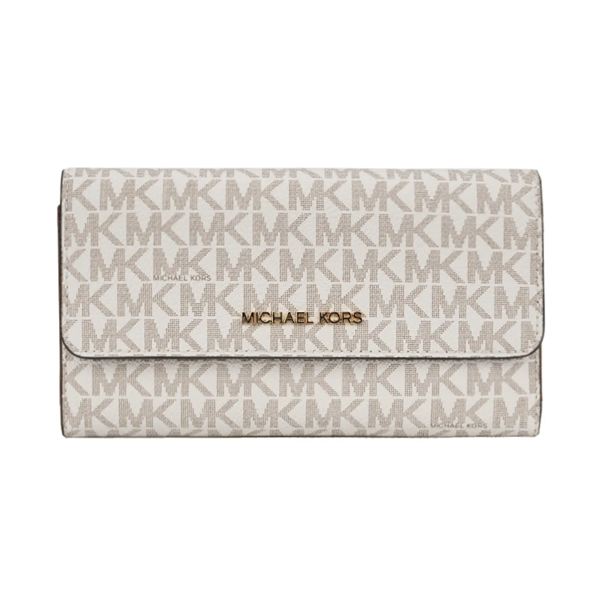 MICHAEL KORS - BILLETERA LARGA MUJER JET SET VAINILLA