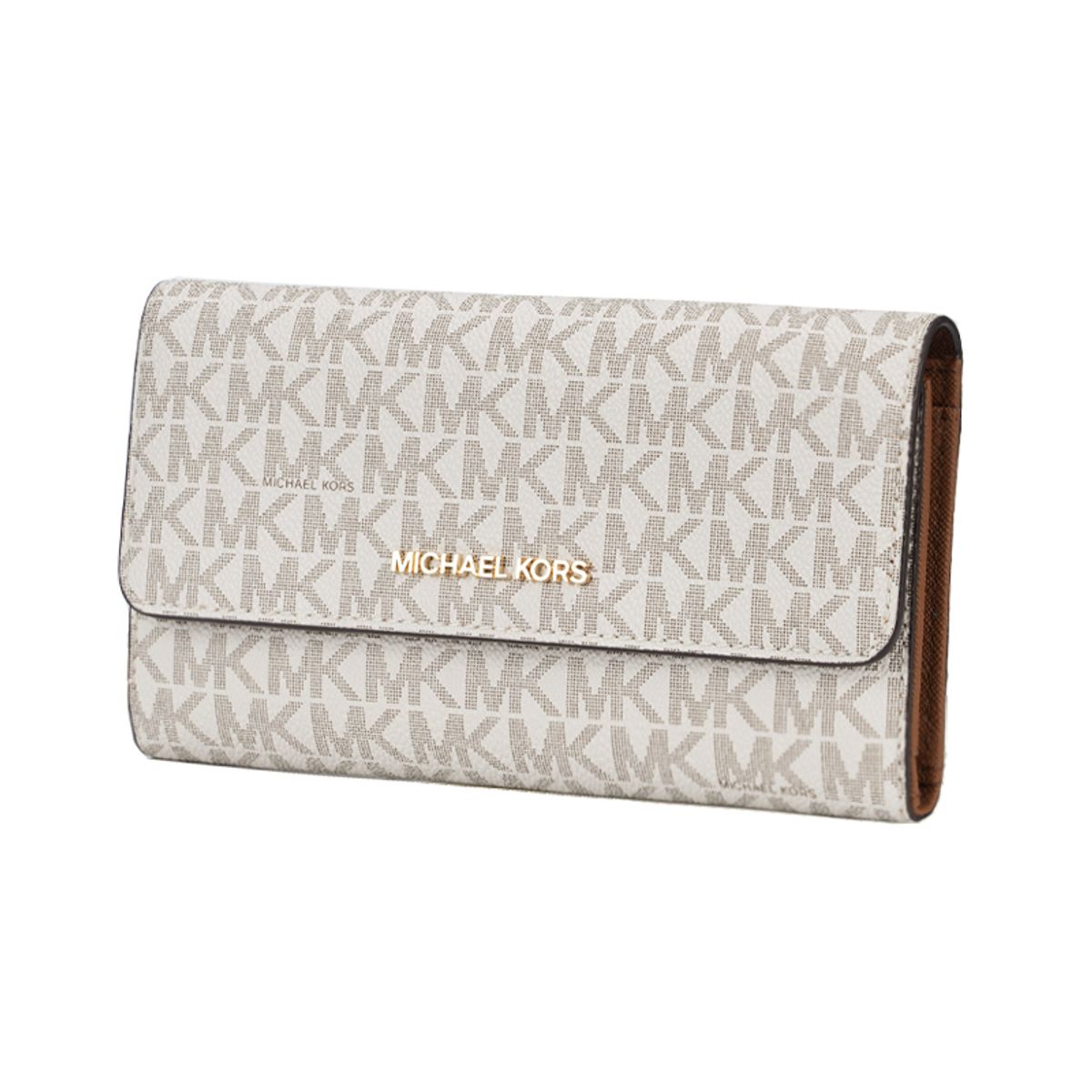 MICHAEL KORS - BILLETERA LARGA MUJER JET SET VAINILLA