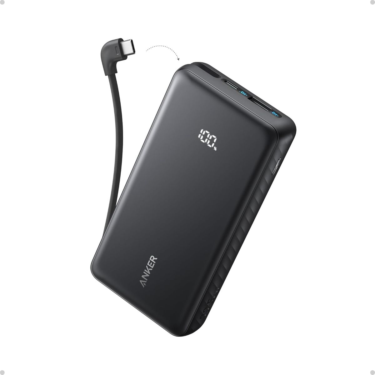 ANKER - Power Bank 20000mAh 22,5W Carga Rápida USB-C Delgado Anker Zolo