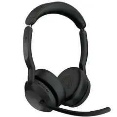 JABRA - Audífonos Bluetooth Evolve2 55 Negro con Cancelación de Ruido