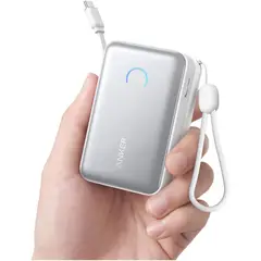 SOUNDCORE BY ANKER - Power Bank 10000mAh 45W Cable Retráctil Anker Nano