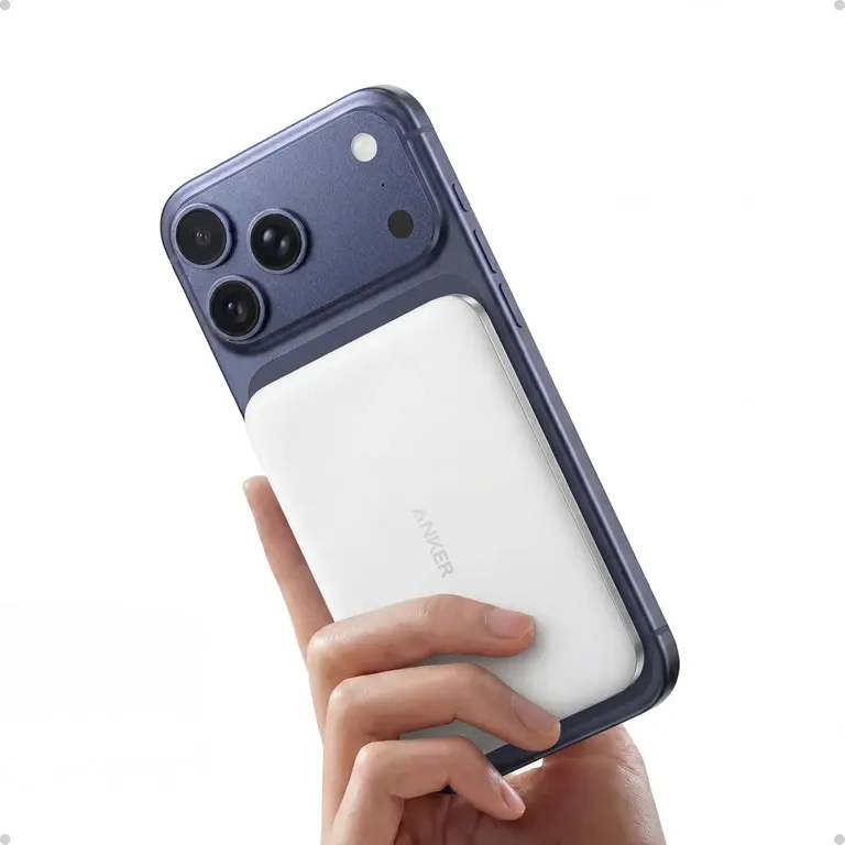 Nano Cargador Portátil Power Bank Magnético 15W 5000mAh Qi2 Ultra Delgado USB-C 20W Magsafe