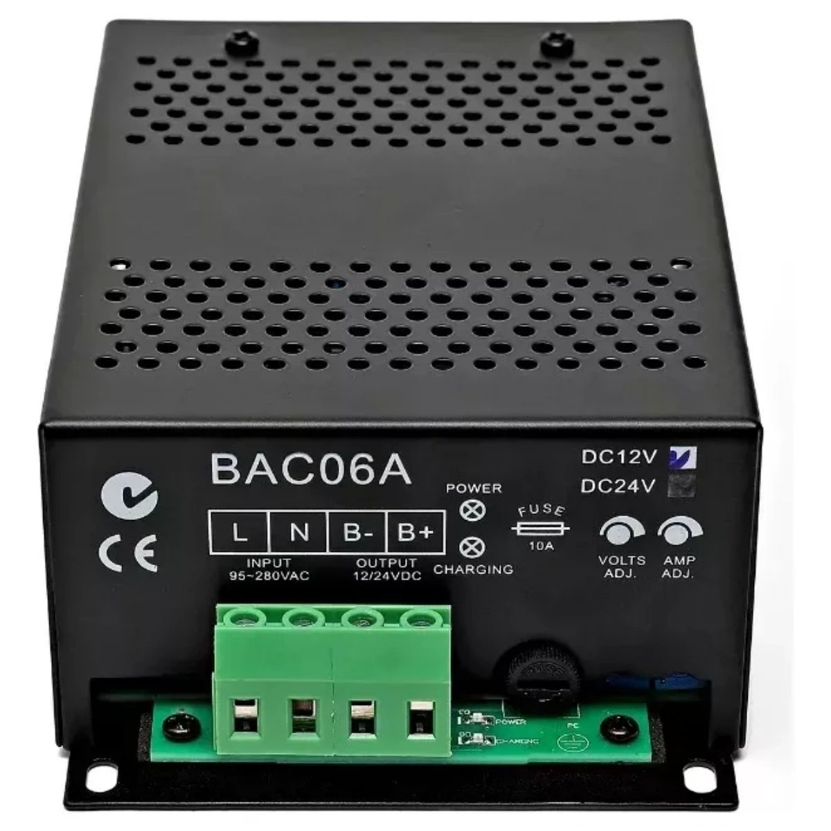 GENERICO - Mantenedor Y Cargador Inteligente De Batería Bac06a 12v Dc