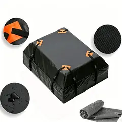 GENERICO - Bolso Techo Auto Tela Oxford Impermeable Y Antipolvo - Negro