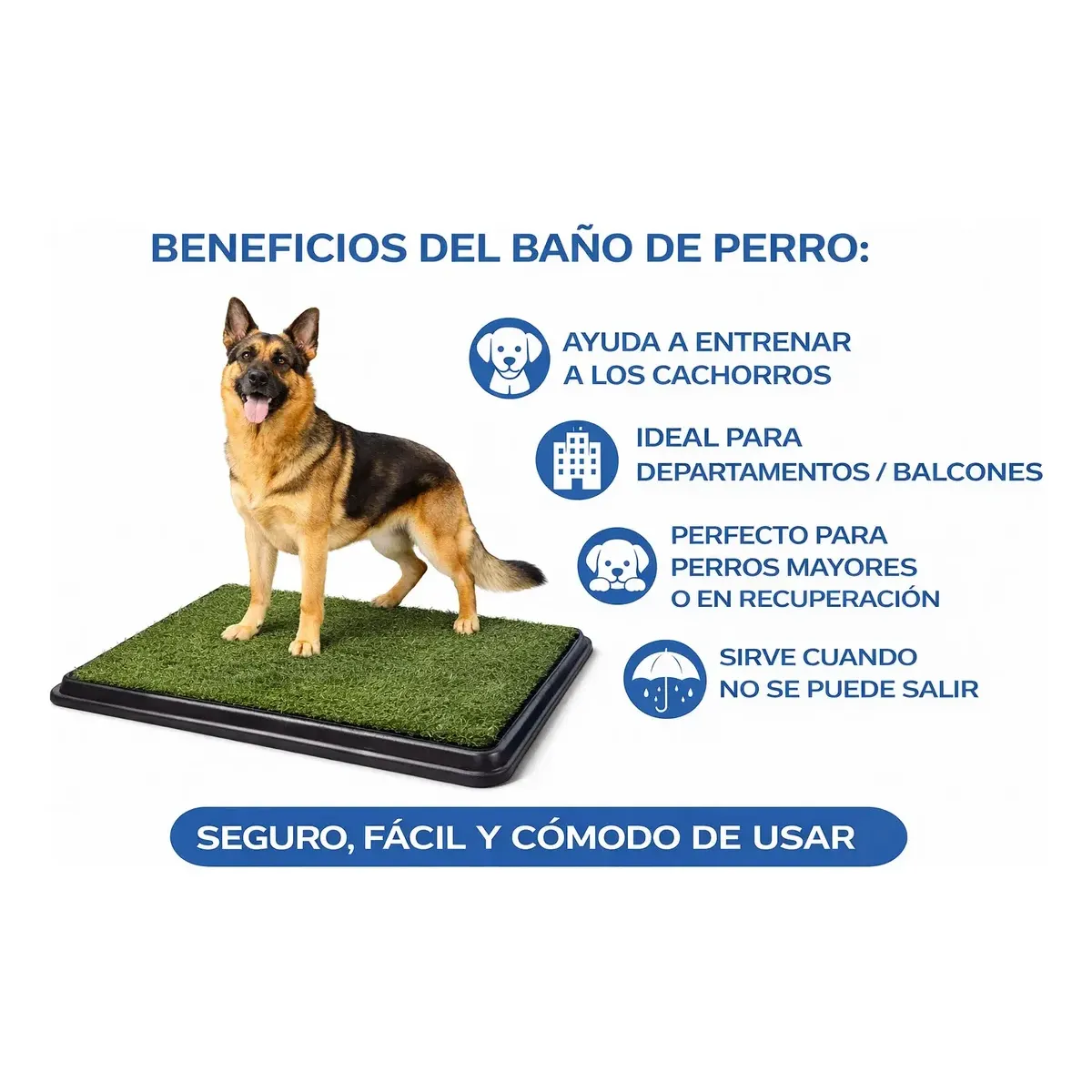 MOVI - Baño para Mascotas XXL Pet Potty