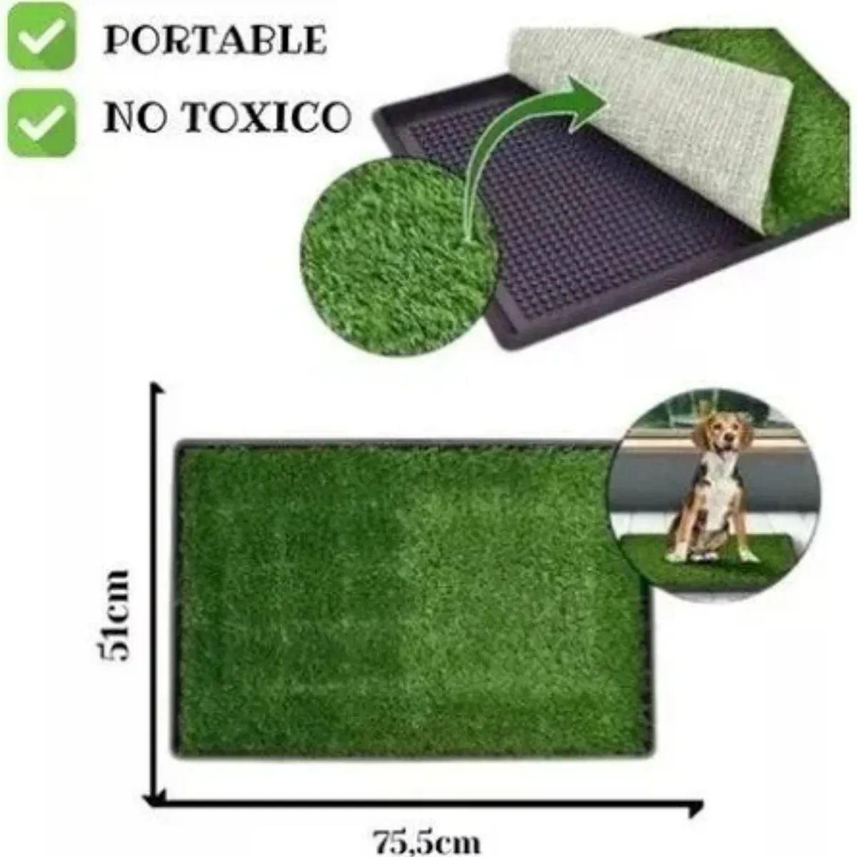 MOVI - Baño para Mascotas XXL Pet Potty