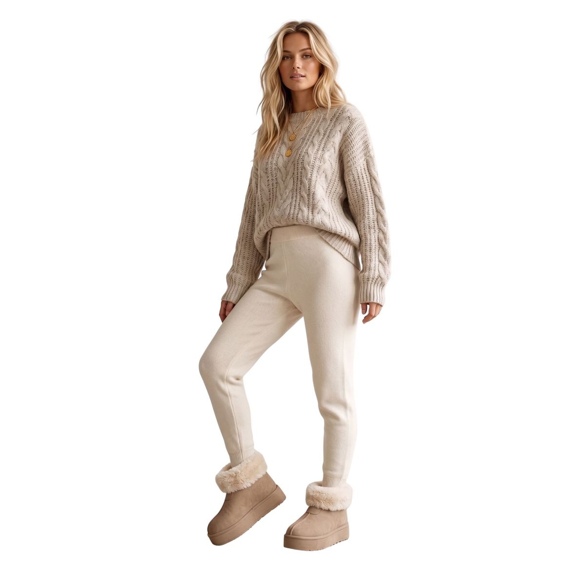 LOOK SHOP - Botin Descanso Chiporro Forrado Mujer Bota Invierno 536
