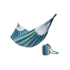 GENERICO - Hamaca Camping o Jardin 240X150cm - Azull
