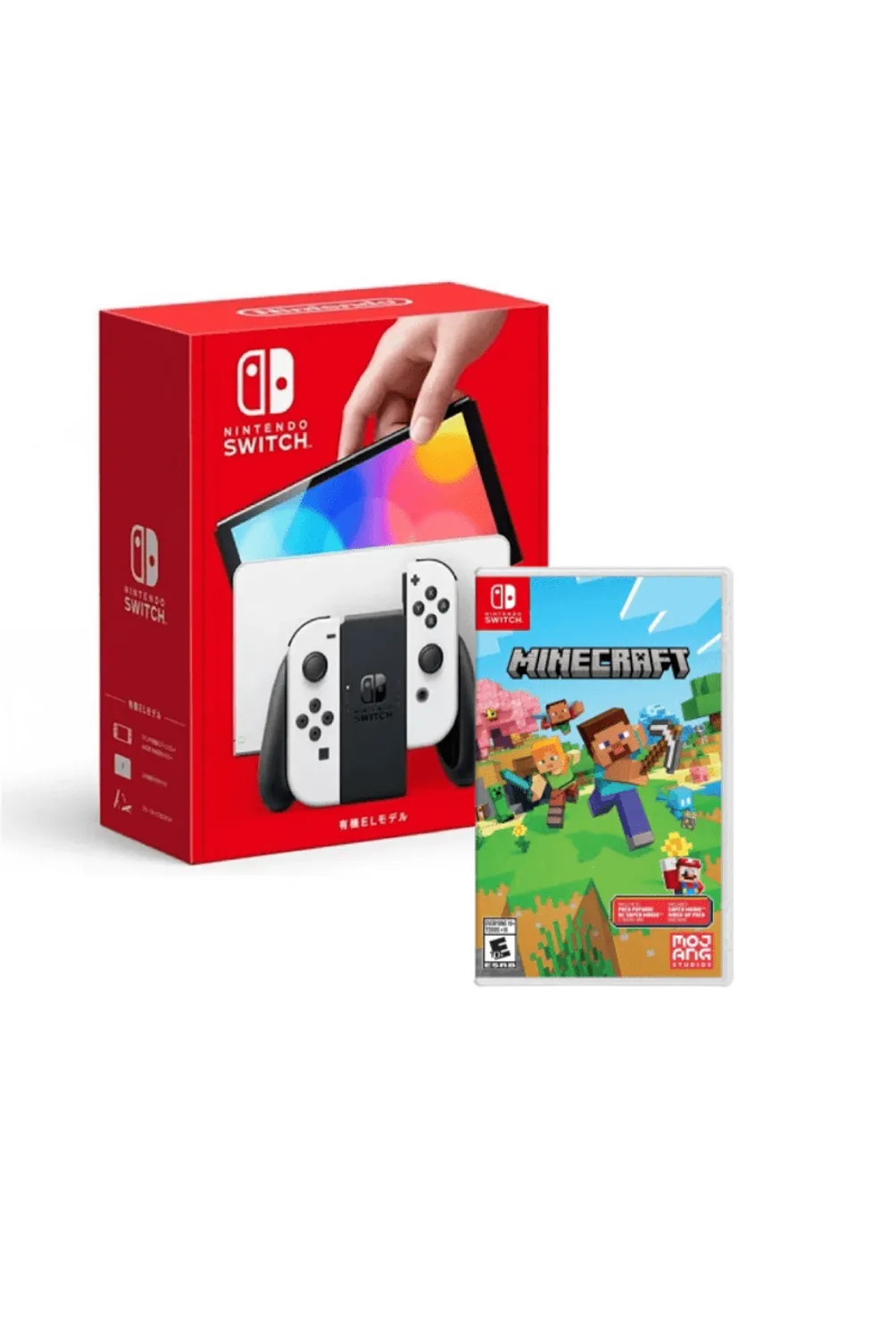 NINTENDO Pack Consola Nintendo Switch Oled Blanca con juego