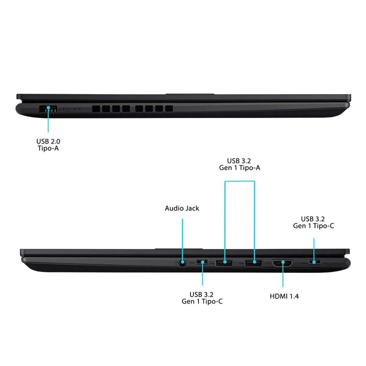 ASUS - Notebook ASUS Vivobook 16 Intel Core 9 24GB RAM 512GB SSD 16"