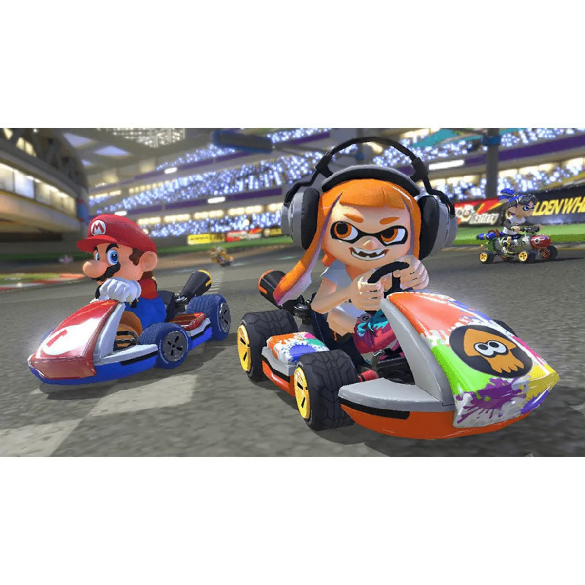 NINTENDO - Pack Consola Nintendo Switch Oled Neon con juego Mario Kart 8 Deluxe
