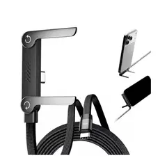 GENERICO - Cable Carga Rápida Usb C 1.5m 240w Con Soporte