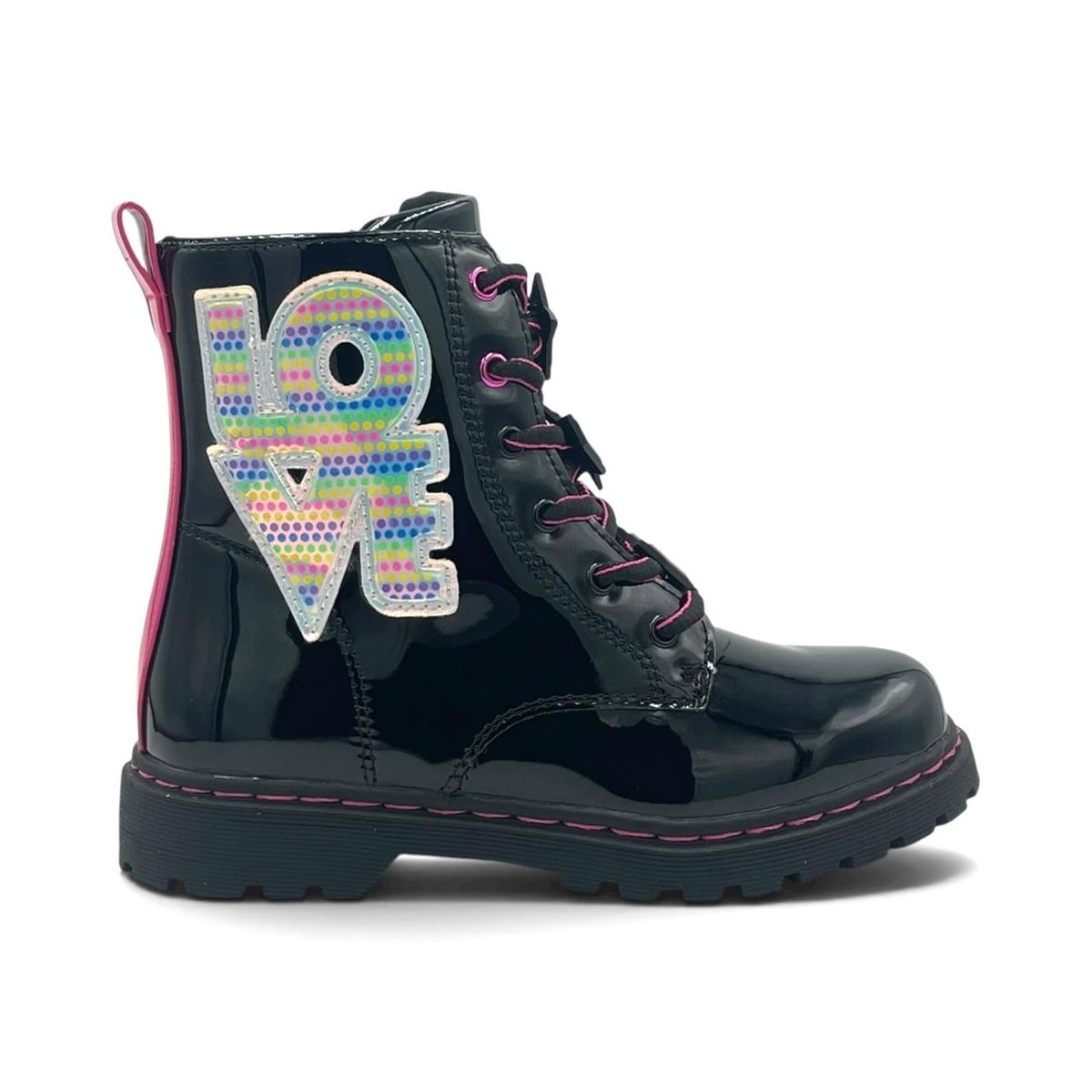 VERAZZI - Botín Niña Black  Acharolado Beppi by Verazzi