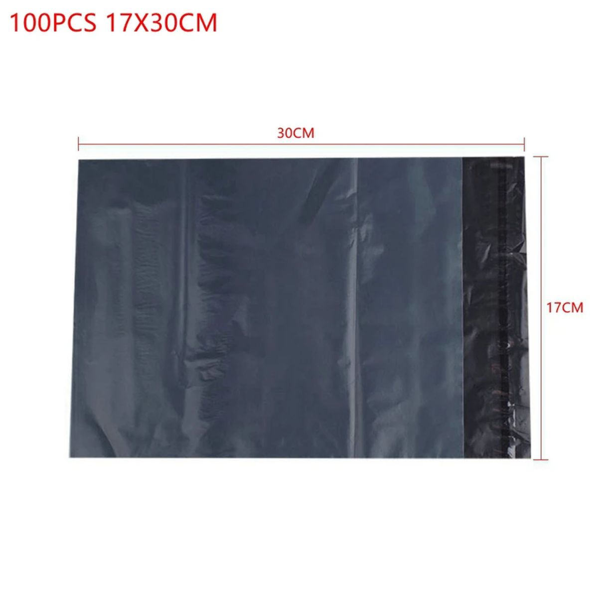 GENERICO - Pack 100 Bolsas 17 x 30 Cm Courier Embalaje Sobre Autoadhesivo