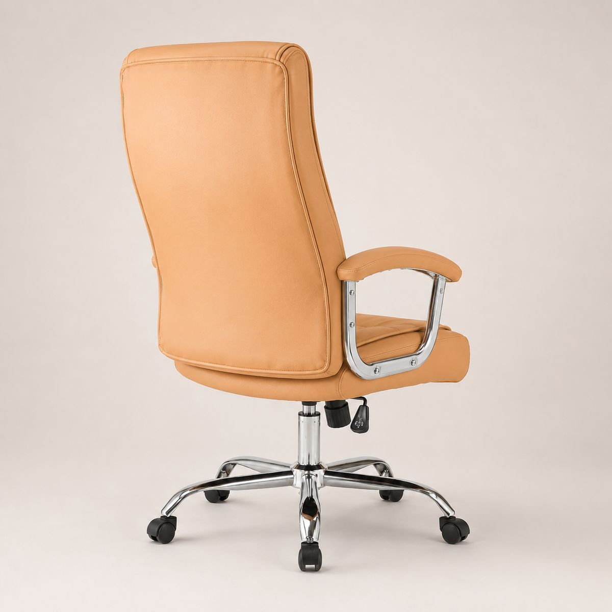 SPACE HOME - Silla Gerencial Magnus Caramelo  para Oficina, Estudio o Home Office con Diseño Elegante