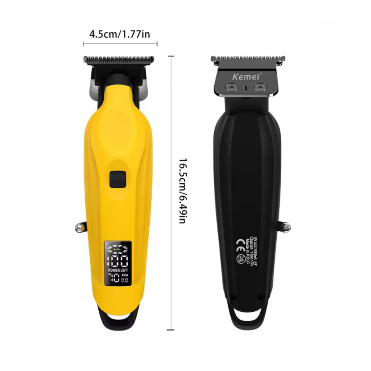 KEMEI - Máquina Trimmer Kemei KM-1693 Inalámbrica 7000 RPM