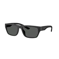 EMPORIO ARMANI - LENTE DE SOL - EA4267U 500187 - Negro mate engomado