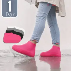 UTILISIMO - Fundas Cubre Zapatos Mujer Impermeable Surtidas Silicona Antideslizante 1 Par