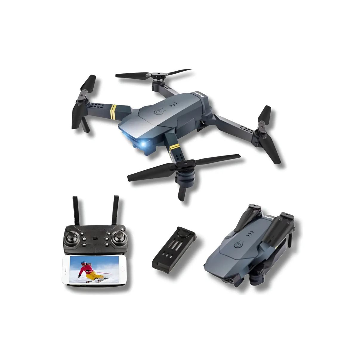 GENERICO - Drone 4k Dron Profesional Camara Wifi Fpv 998 Pro Plegable