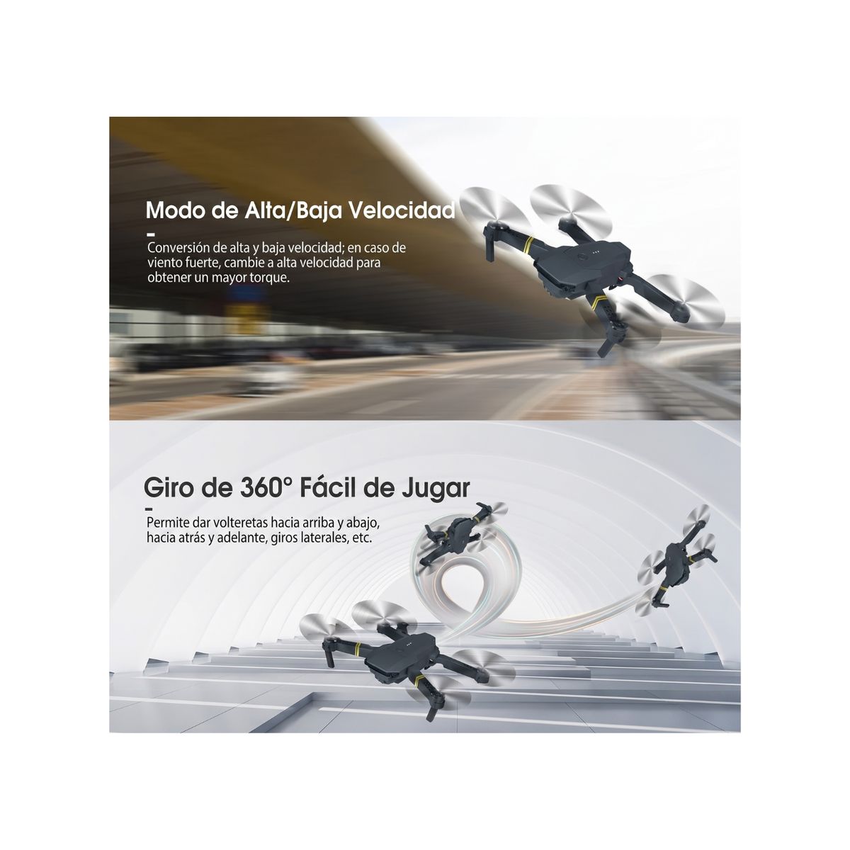 GENERICO - Drone 4k Dron Profesional Camara Wifi Fpv 998 Pro Plegable