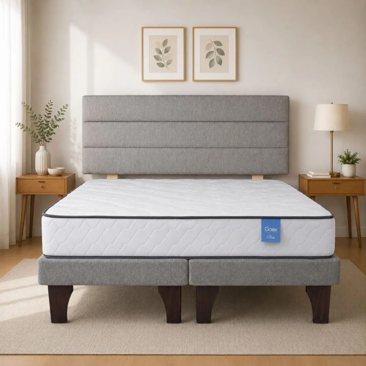 GAEX Cama Europea 2 Plazas 200 Rest Respaldo Atacama | Falabella Chile