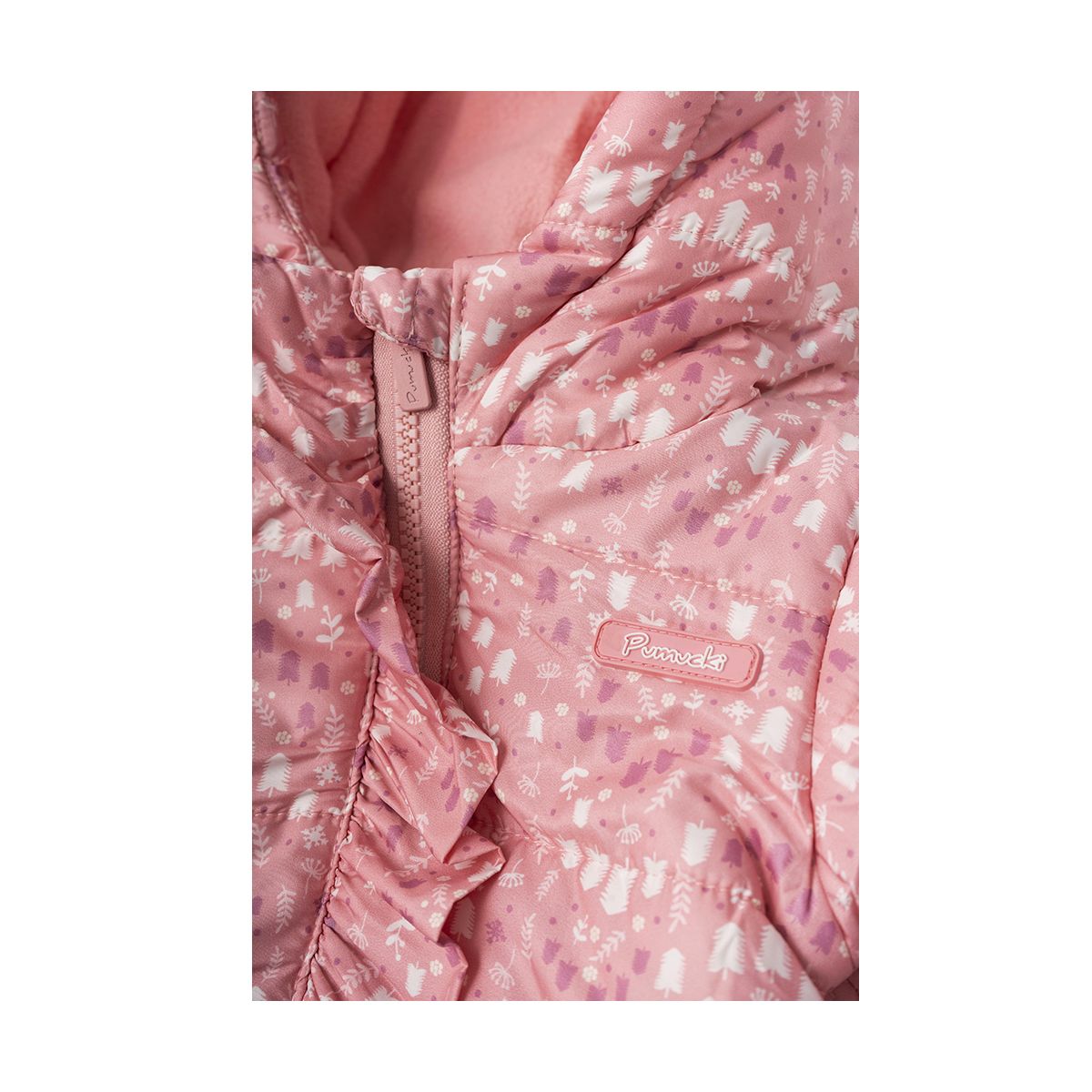 PUMUCKI - Parka Acolchada Rosa Niña Abrigadora para Invierno