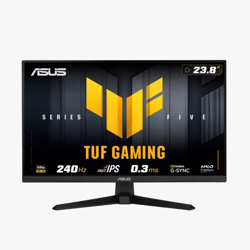 Monitor Gamer TUF Gaming VG249QM5A 23.8 FHD, 240Hz, 0.3ms, HDR10, AMD FreeSync Premium, G-SYNC