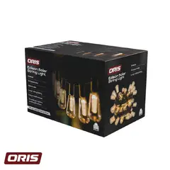 ORIS - Guirnalda Decorativa Edison Solar Decoración 30 LED 12m Kiosclub