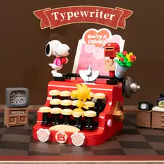PANTASY - Snoopy Máquina de Escribir Retro – Puzzle de Construcción 86913