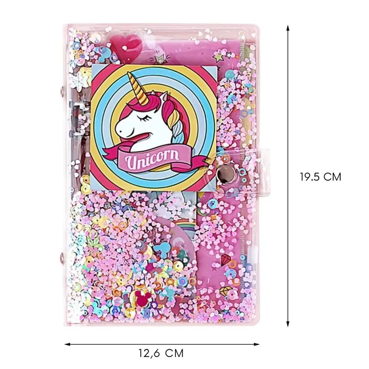 PANGUI TOYS - Diario De Vida Unicornio Con Lápiz Y Stickers