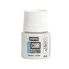 PEBEO - Pintura Para Cuero Frasco 45 Ml Setacolor Cuir Color 38 - Glitter Iridiscente