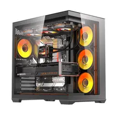 OEM - Gabinete Gamer Darkflash C280 7 Fan ARGB E-ATX Black