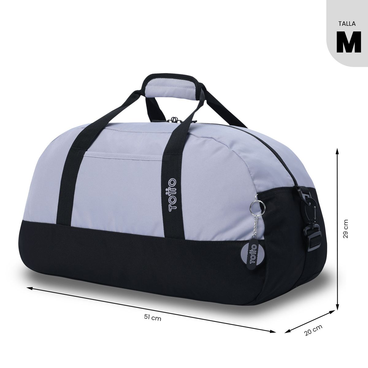 TOTTO - Bolso de viaje Active Mediana Morada