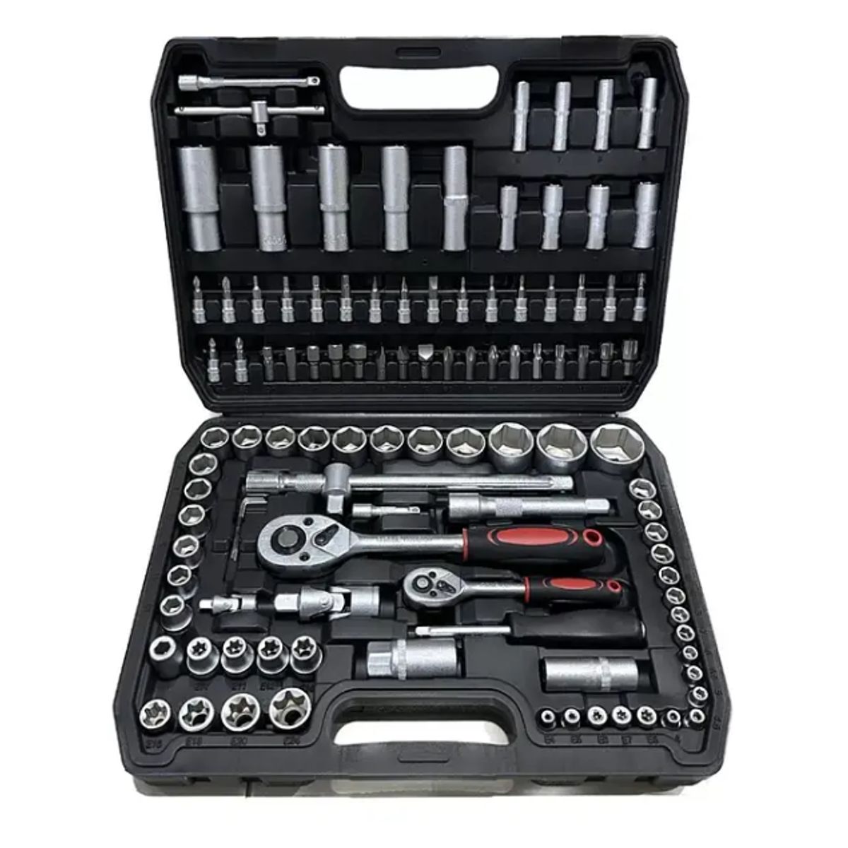GENERICO - Set Caja Herramientas Dados 108 Piezas Crv