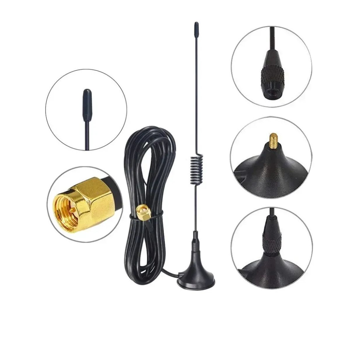 GENERICO - Antenas Gsm Para Equipos Rtu-5024 O Rtu- 5034 kit de 2