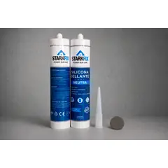GENERICO - Set 2 Silicona Neutra TITANIO STARFIX Multiuso