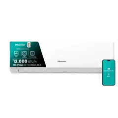 HISENSE - Aire Acondicionado Hi-Vida 12000BTUH R32 Inverter WiFi AS-12UW4RLRKA