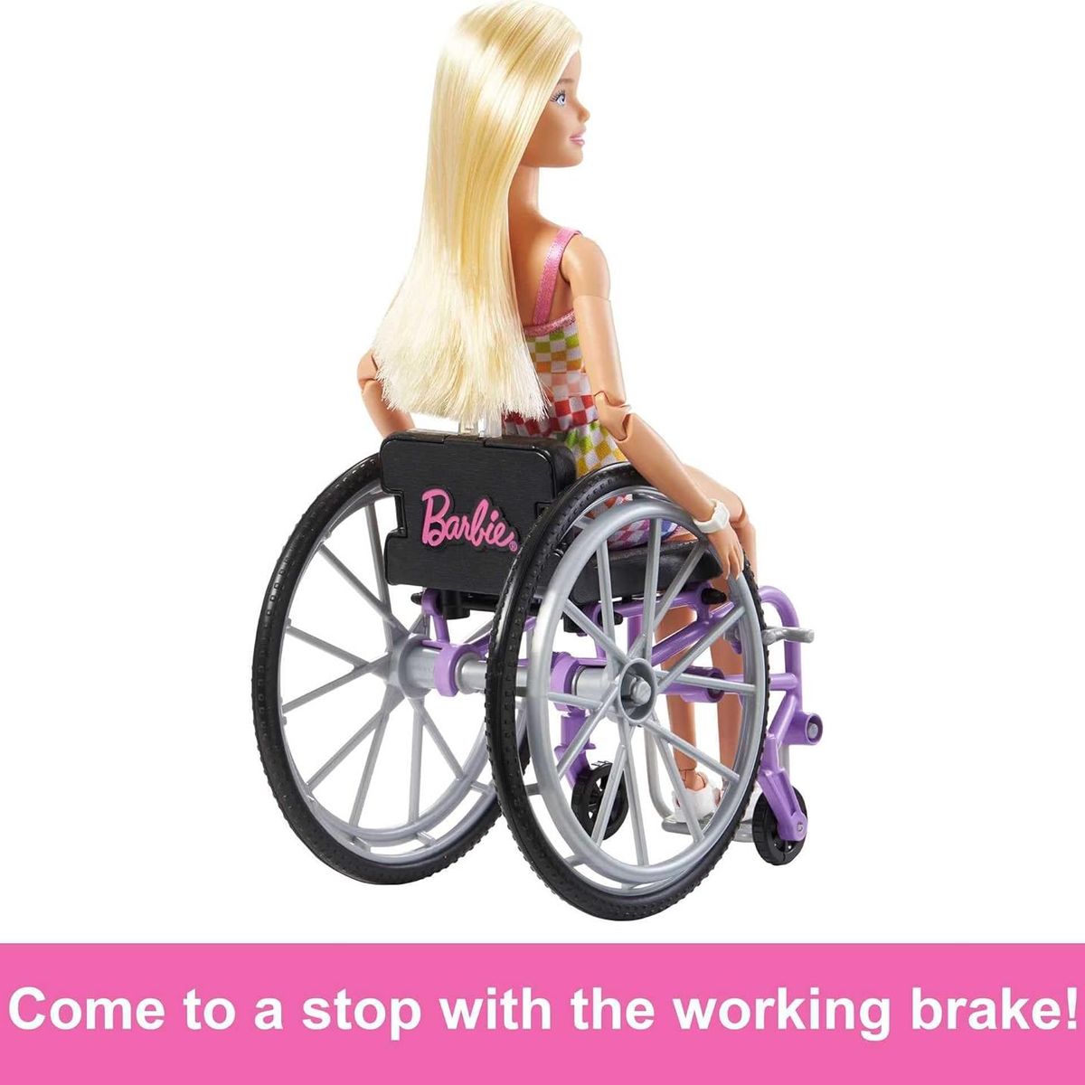 BARBIE - Barbie Fashionista silla ruedas hjt13