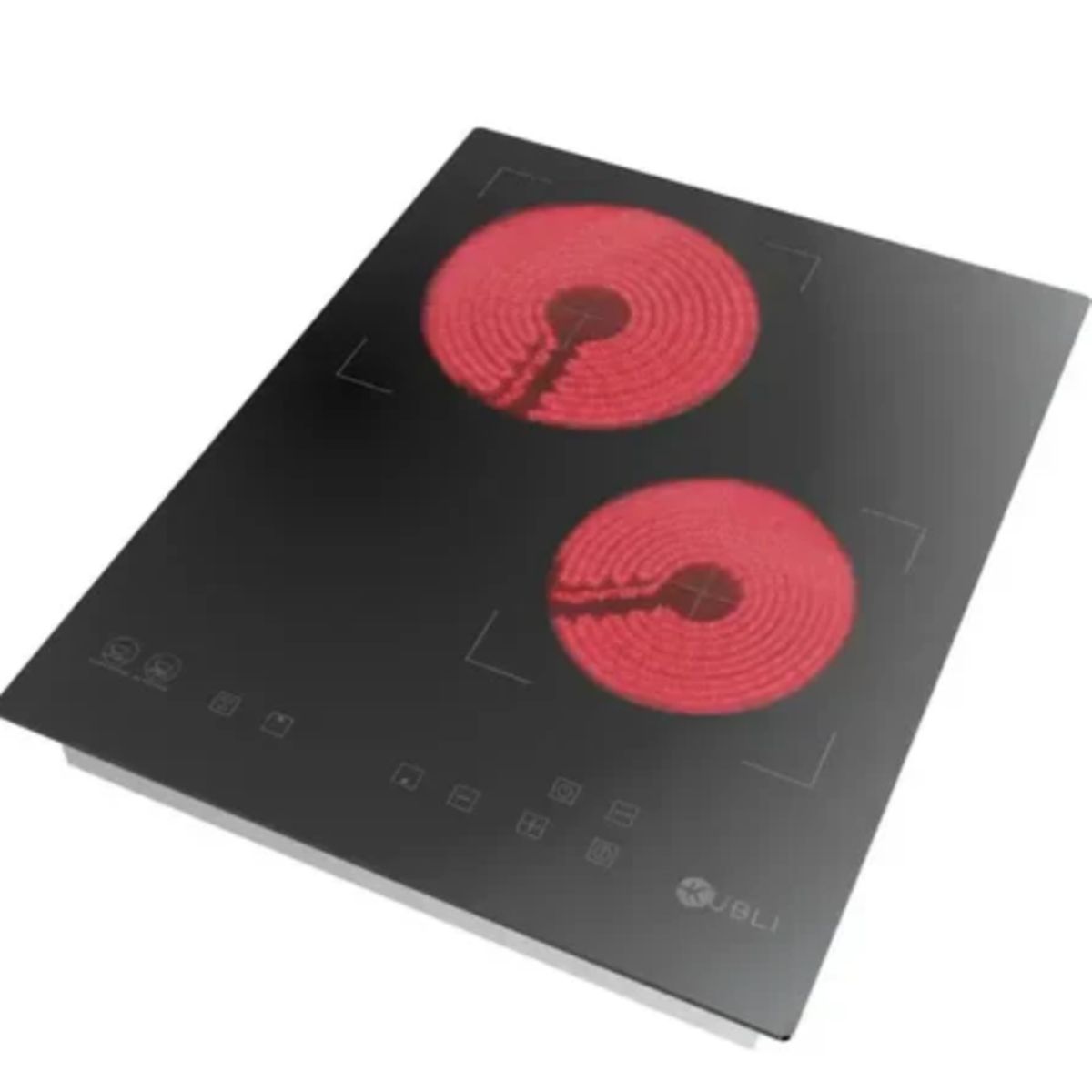 KUBLI - Encimera Vitrocerámica 2 Quemadores 35 cm Kubli Plus