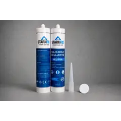 GENERICO - Set 2 Silicona Neutra BLANCA STARFIX Multiuso