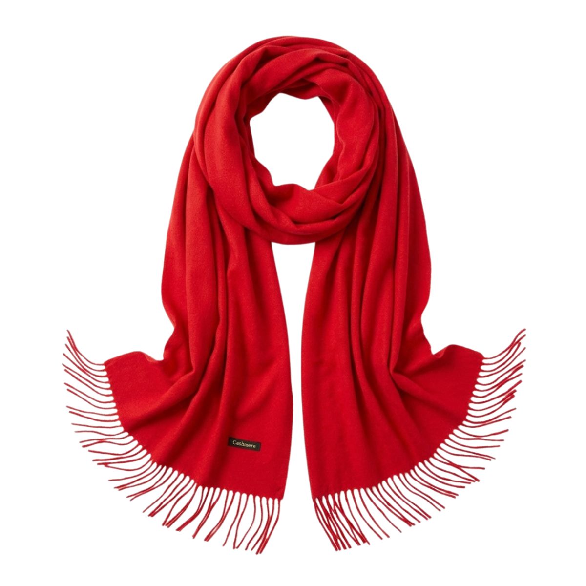 EKOL TACTICA MILITAR - Bufanda de Cashmere Suave de Invierno con Flecos