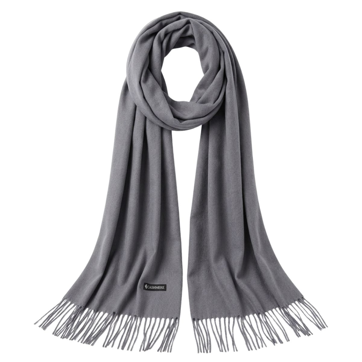 EKOL TACTICA MILITAR - Bufanda de Cashmere Suave de Invierno con Flecos